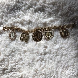 Gold Lilly Pulitzer Charm Bracelet